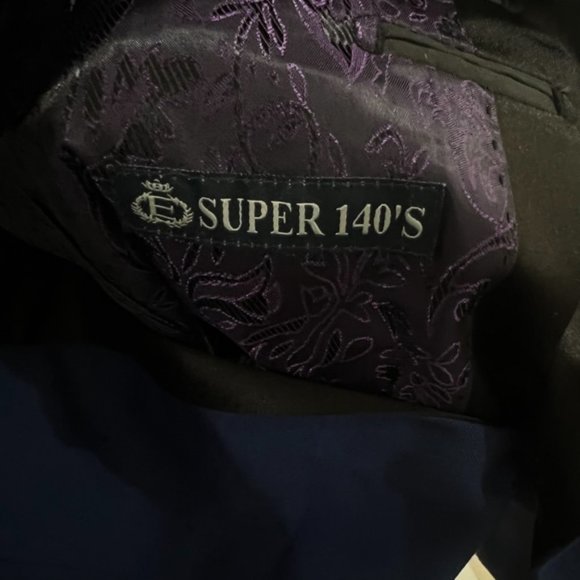 Eleganza Platinum Giorgio Bright Blue Blazer / Sport Coat / Suit Top - Picture 3 of 6